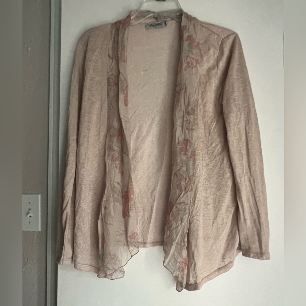 Floral Beige Cardigan
